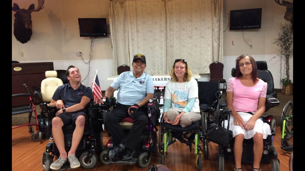 Local organization giving veterans and people with disabilities free wheelchairs