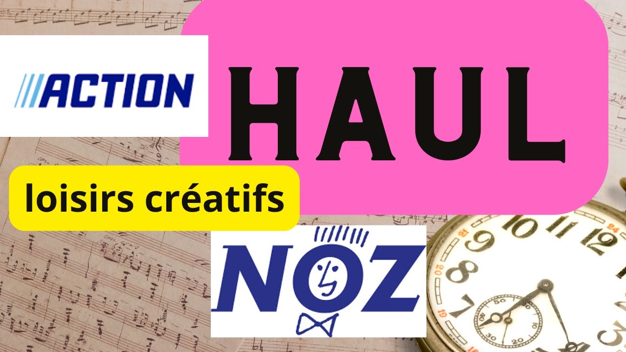 HAUL ACTION et NOZ arrivage LOISIRS CREATIFS des pépites à petit prix!!! Sizzix/poudre à embosser