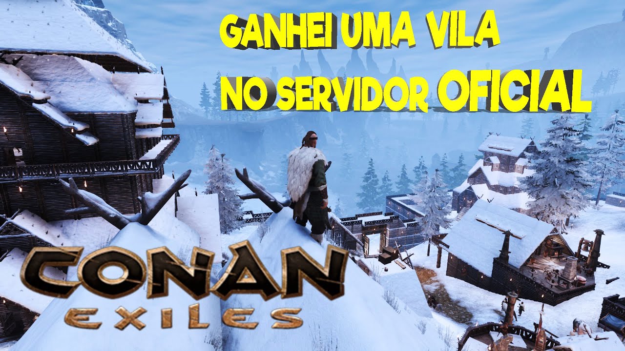 GANHEI UMA VILA NO SERVIDOR OFICIAL CONAN EXILES PC