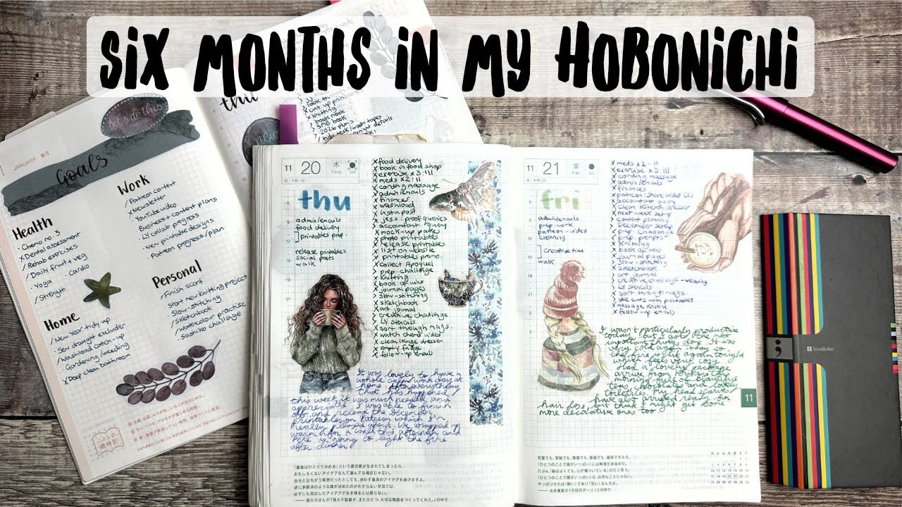 Шесть месяцев в моём Hobonichi (Давно не виделись!)