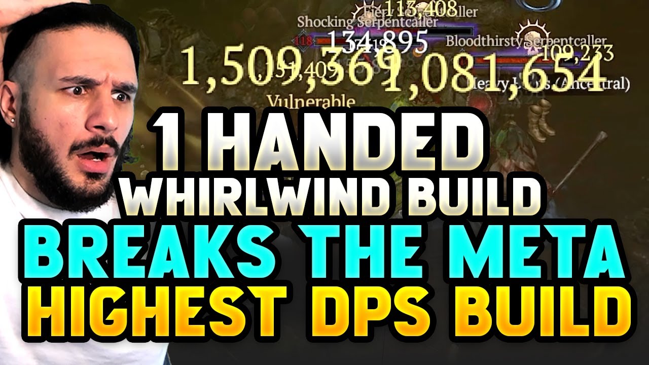 The Best Whirlwind Barbarian Build and Guide in Diablo 4