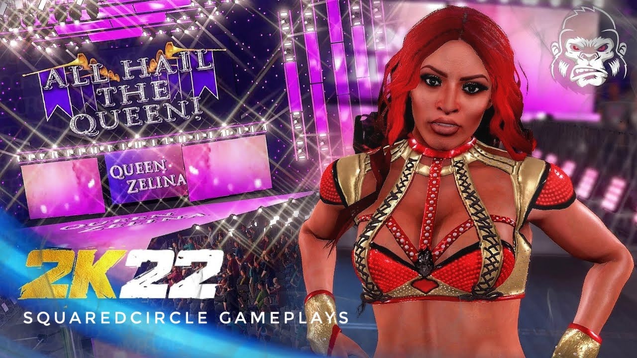 Queen Zelina 2022 w/ Royal Doll Entrance Theme | New WWE 2K22 Mods | Road To WWE 2K23