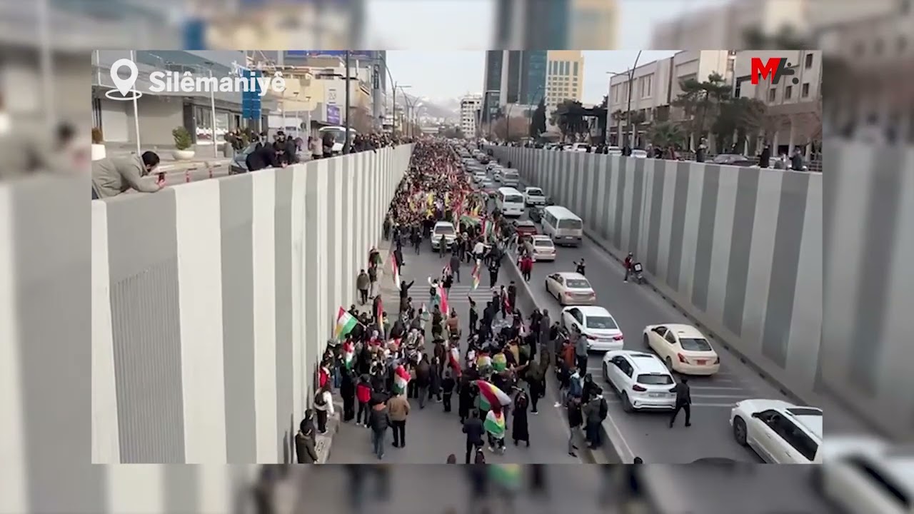 SILÊMANIYÊ’DE ON BİNLER ROJAVA İÇİN YÜRÜDÜ
