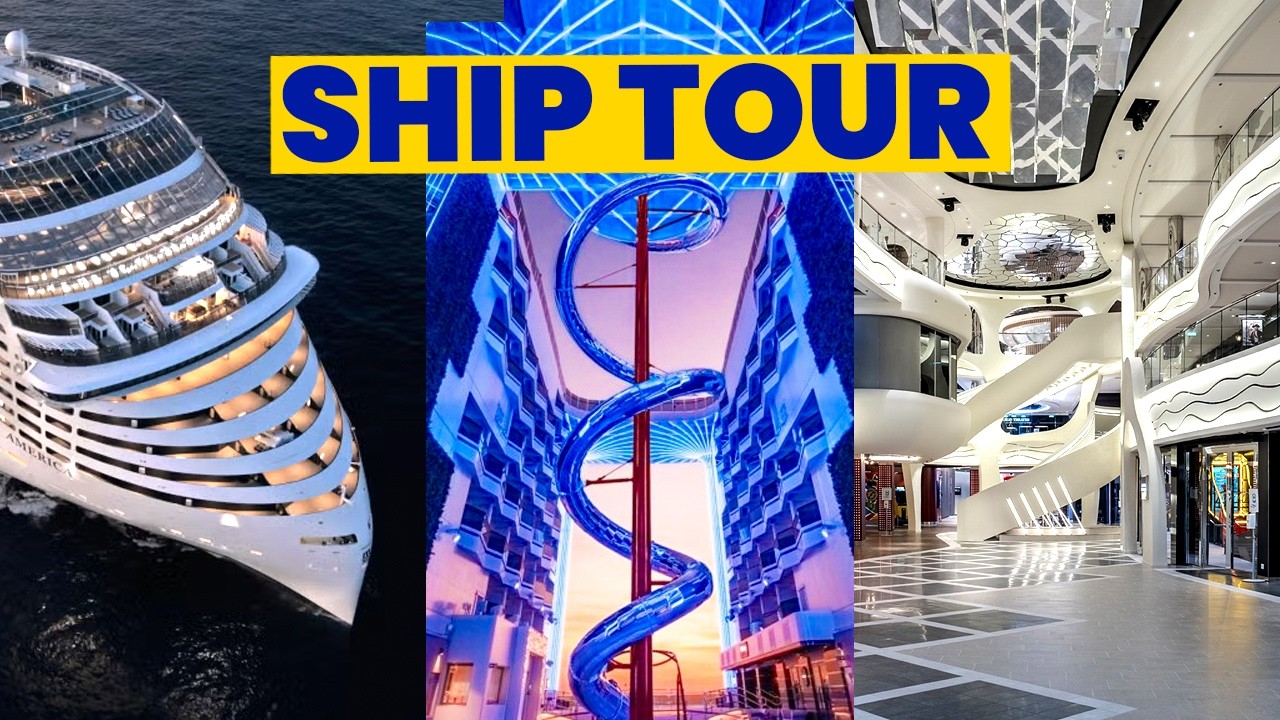 MSC World America Ship Tour — мегакорабль стоимостью 1,3 миллиарда долларов!