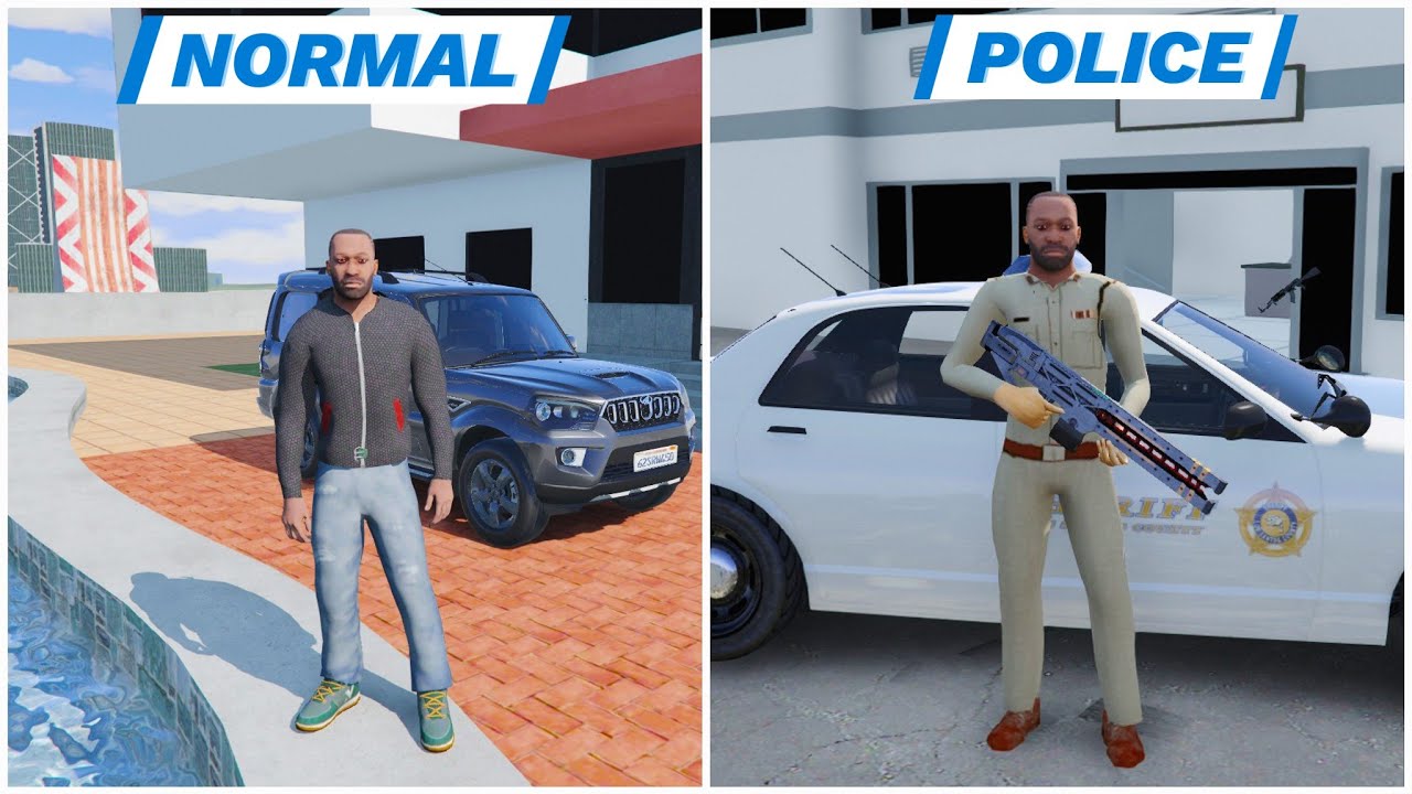 NORMAL FRANKLIN BANN GYA POLICE FRANKLIN - INDIAN BIKE DRIVING 3D