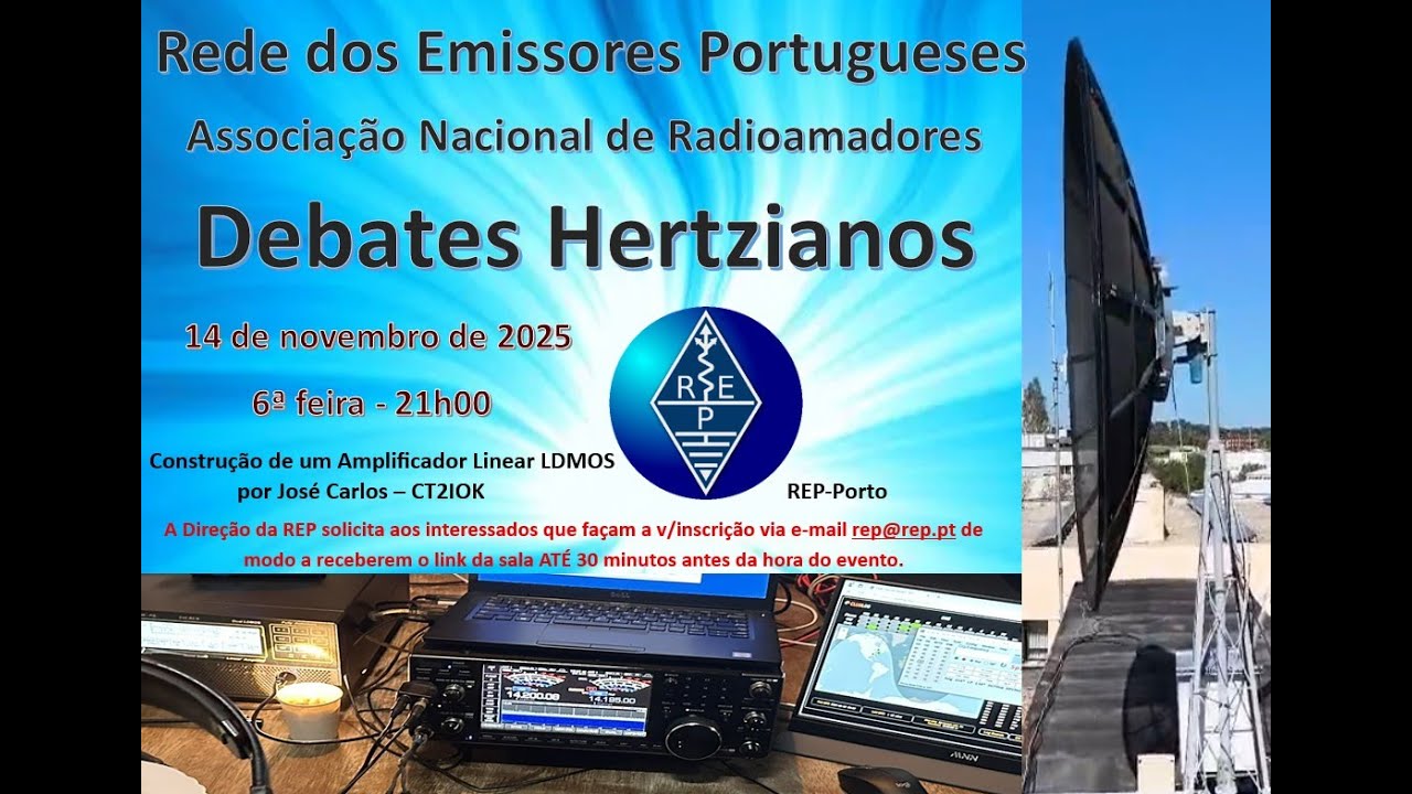 Debates Hertzianos 2025   Construção Amplificador Linear LDMOS - CT2IOK
