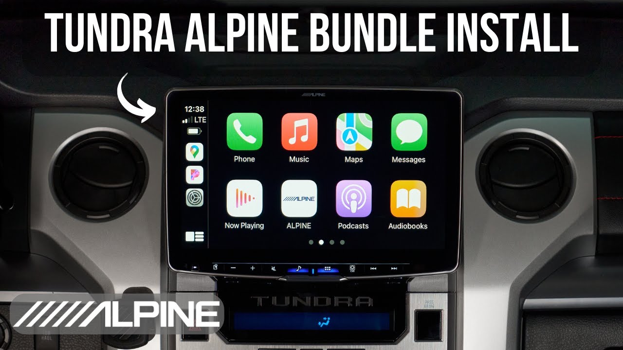 Установка Toyota Tundra Alpine iLX-F511 | Toyota Tundra 2014 - 2021