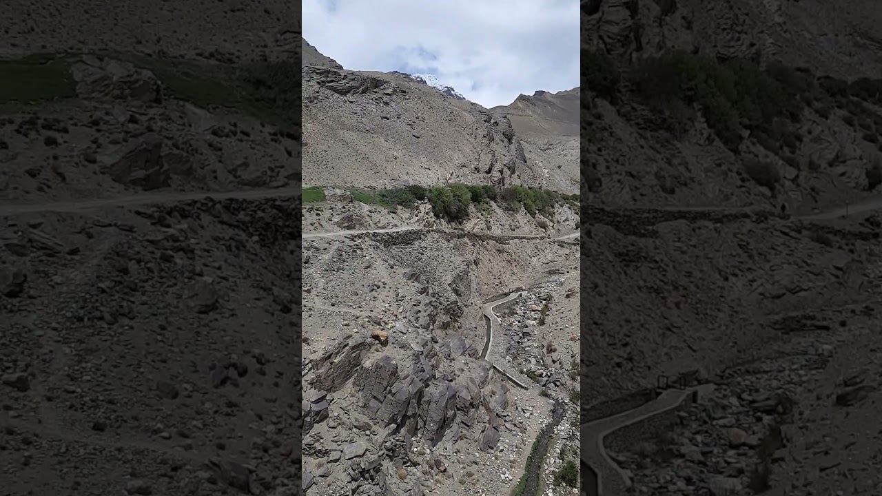 Ваханский коридор. Панорама со сторожевой башни крепости Ямчун