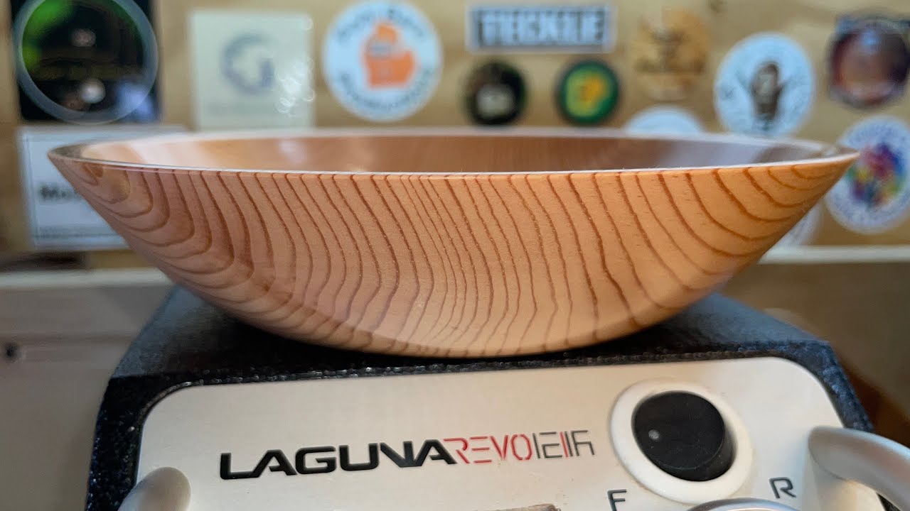 Relaxing Turning Pine ☺️ Into A Lovely Bowl