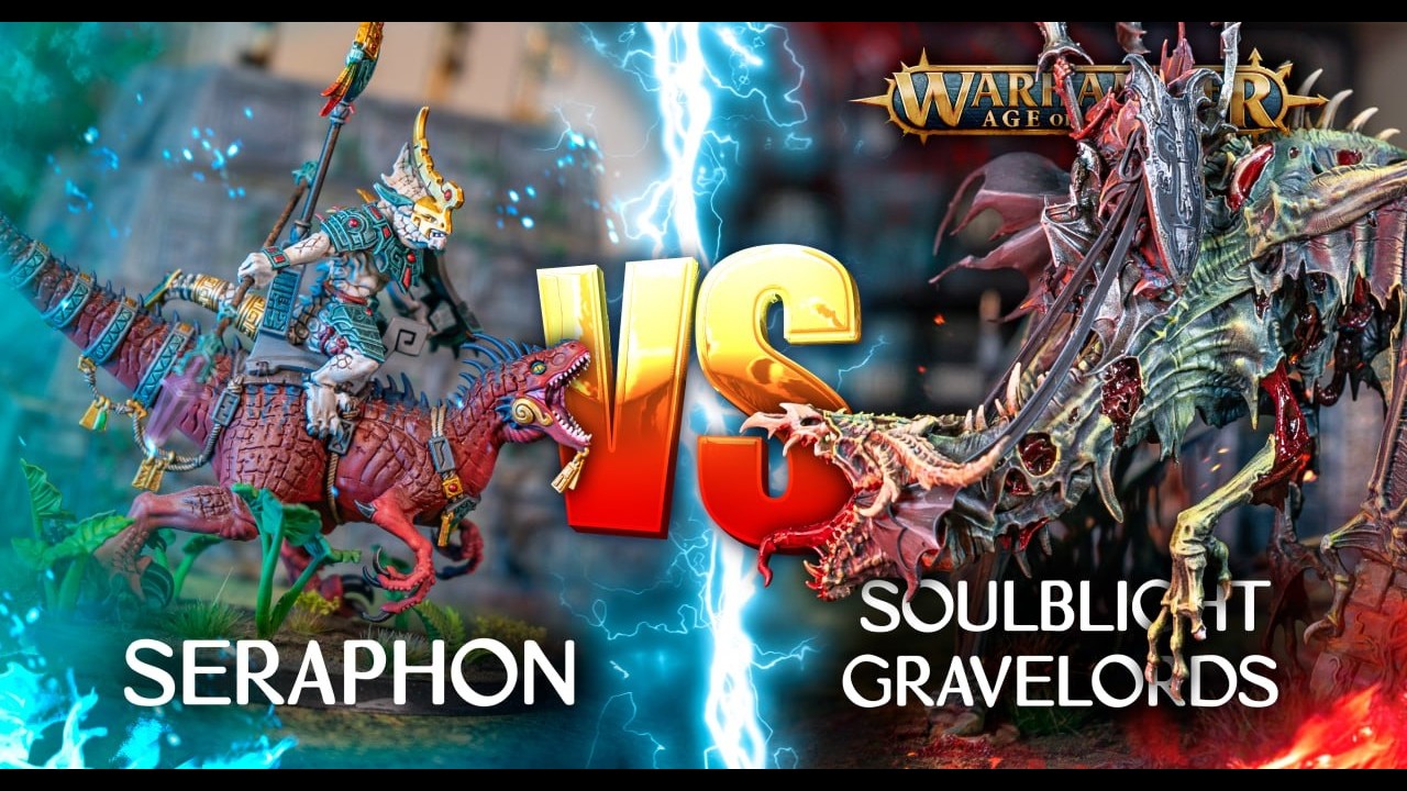 Seraphon VS Soulblight Gravelords | AoS 4th edition #battlereport #ageofsigmar #miniature #aos