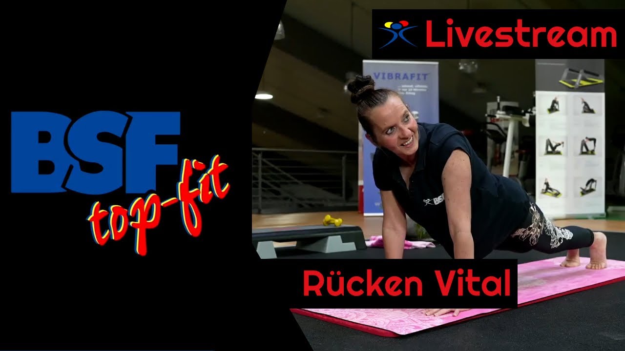 Rücken Vital Online-Kurs (Livestream) • BSF topfit - 02.05.2021