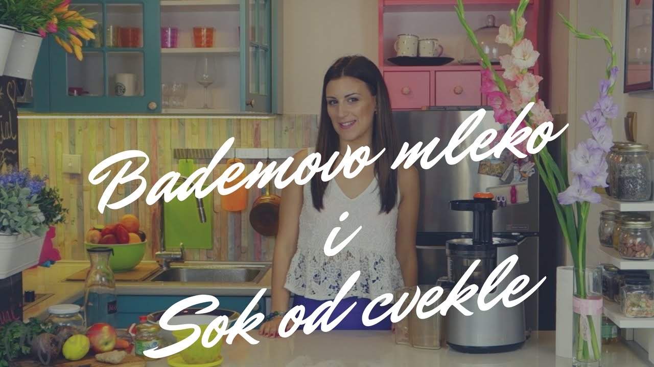 Domaće bademovo mleko i sok od cvekle | Moj Ritual Recepti