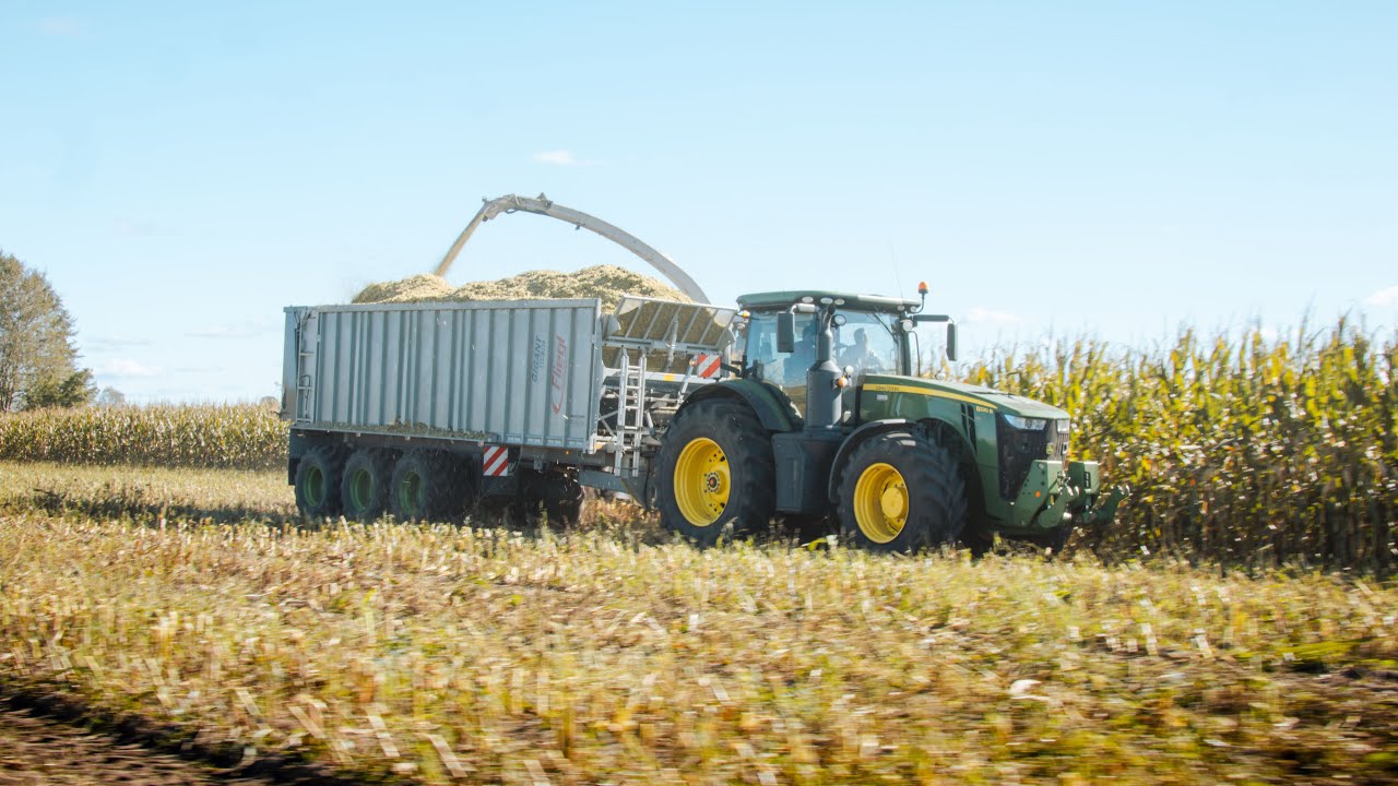 Кукурузный силос 2025 | John Deere 8320R и Fliegl ASW 391 ☆ GR Wądołowscy! ✔ DragonSky Channel
