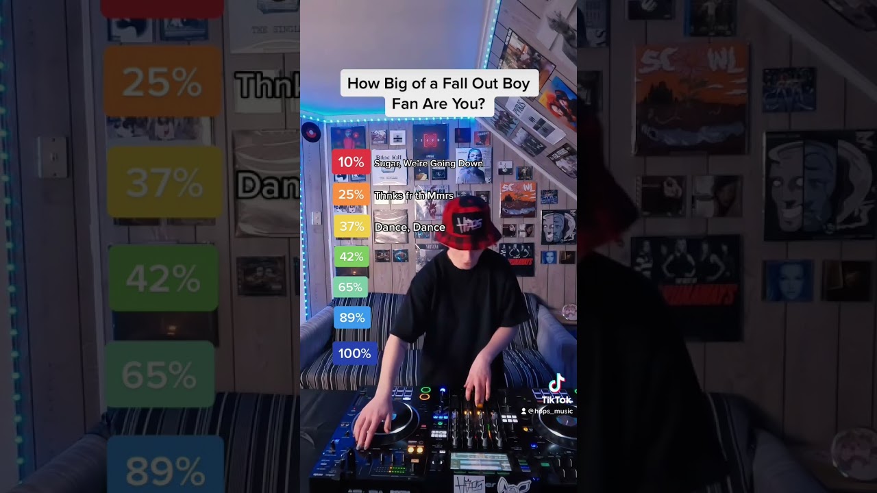 How Big of a Fall Out Boy fan are you? #dj #music #alternative #falloutboy