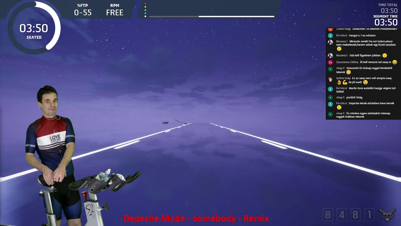 100. Easy 30' ÉLŐ Online SPINNING edzés Tibivel - Intelligent Cycling