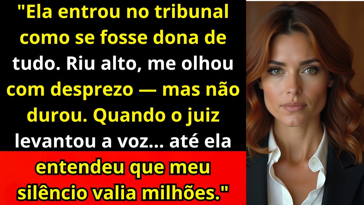 “A amante riu alto no divórcio: ‘ele já me deu essa empresa’ — mas o juiz gritou exigindo...