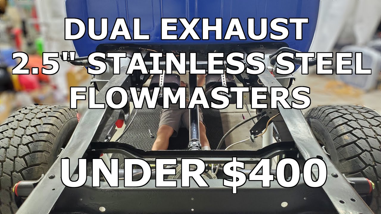 Flowmasters! Stainless pipe! 2.5