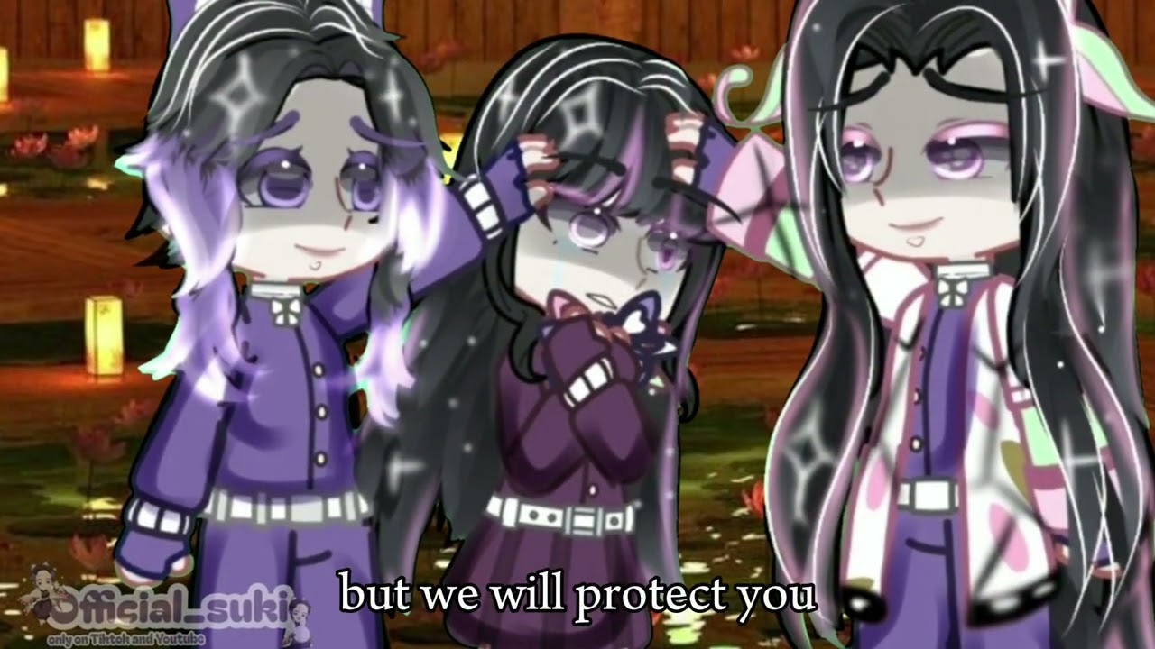 But we will protect you and love you 😭🎀 || kny || demon slayer || kanao angst || kocho sisters ||