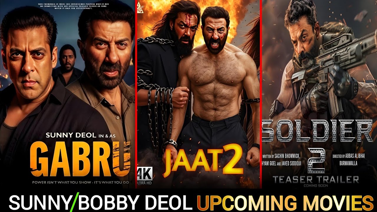Top 10 Bobby Deol vs Sunny Deol Upcoming Movies 2026 to 2027 | Sunny Deol Upcoming Movies, Border 2