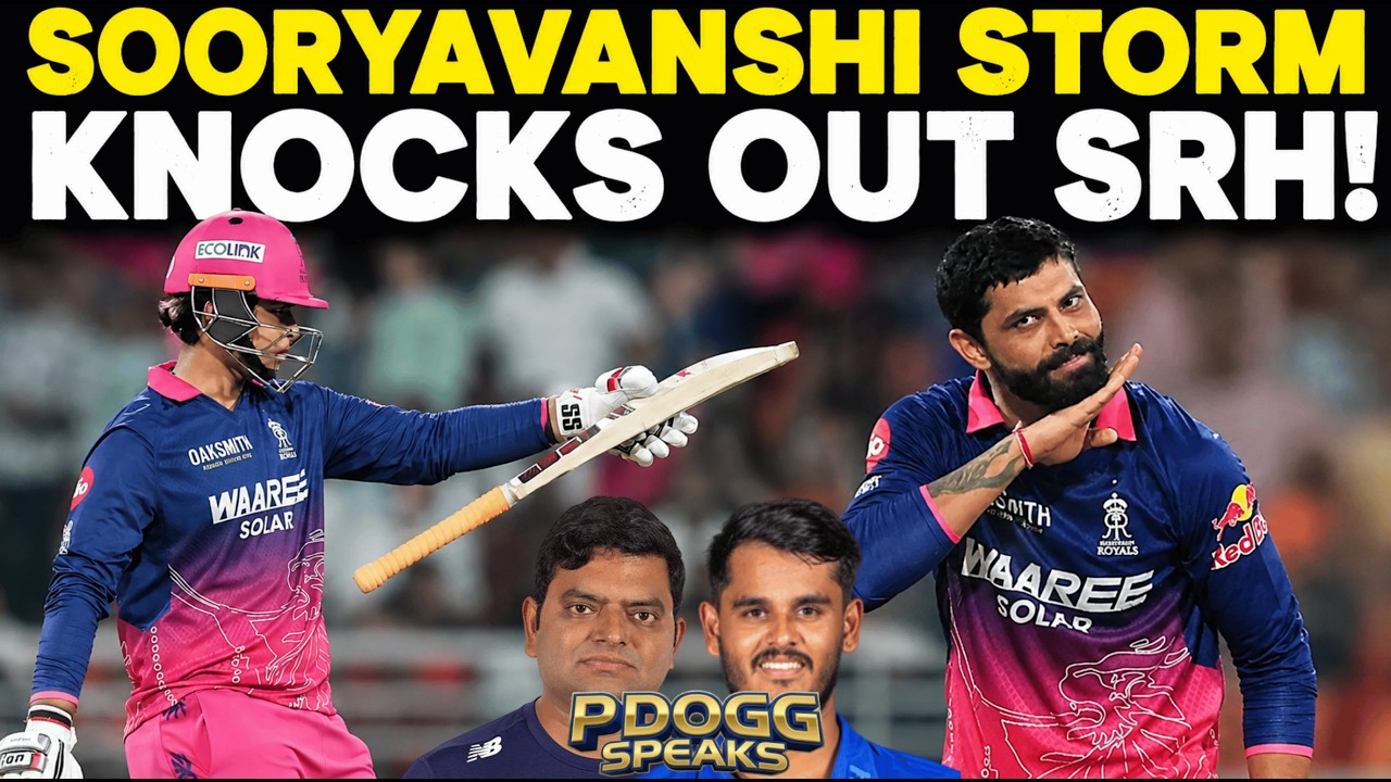 A 15-YEAR-OLD PHENOM! | SRH vs RR Eliminator Review: Sooryavanshi 97 Knocks Out SRH! | Pdoggspeaks