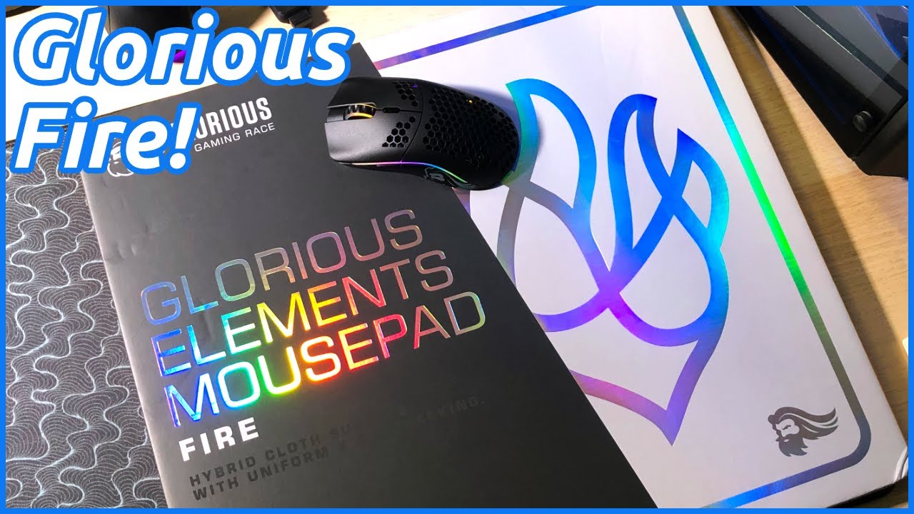 Glorious Fire Mouse Pad Unboxing and First Impressions!