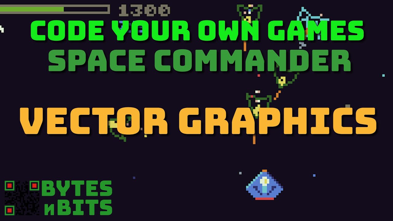Creating Vector Graphics for Space Commander - TIC80 game coding tutorial