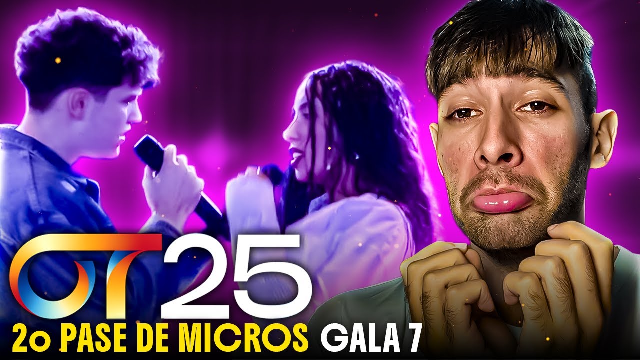 REACCION a TÉYOU y CRESPO - Don't Look Back In Anger | SEGUNDO PASE DE MICROS GALA 7 OT 2025 #OT2025