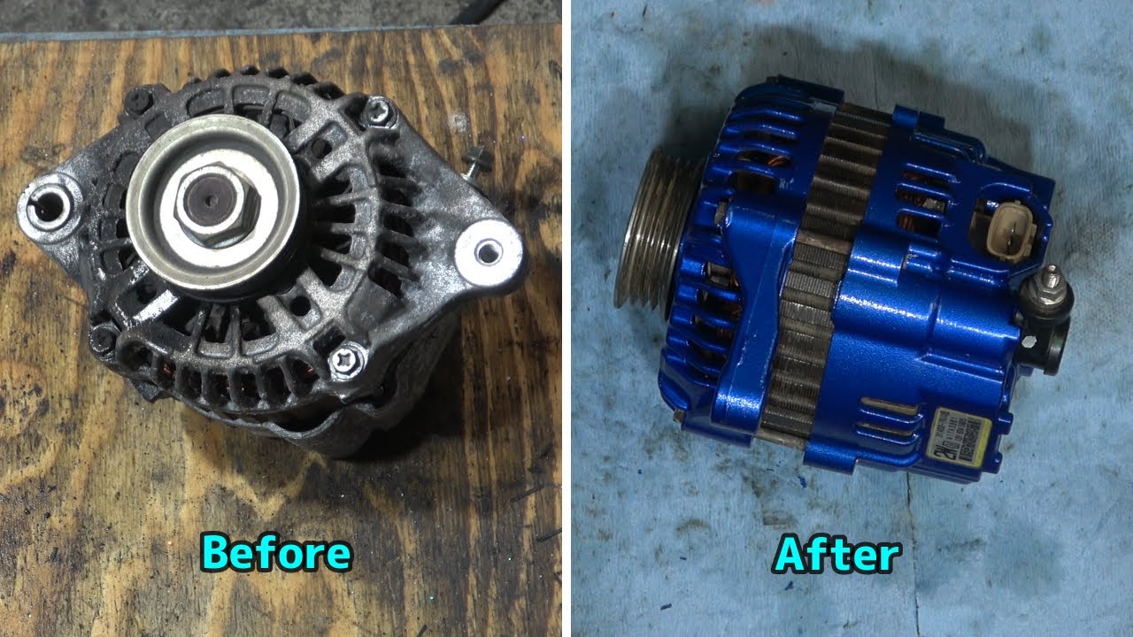JB23 5型オルタネーターオーバーホール  Alternator restore
