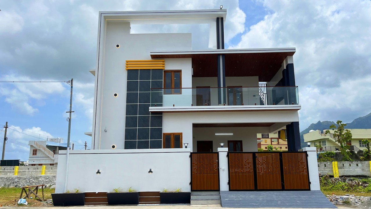 வீடு கட்டினா இப்படி கட்டுங்க😍🏡| அசத்தலான Architect Design 3BHK Duplex House with Stunning Interior