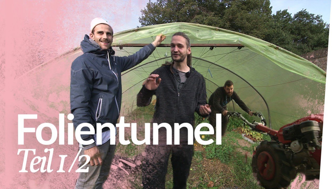 Folientunneltür bauen / Folientunnel winterfest machen 1/2 | Kliemannsland