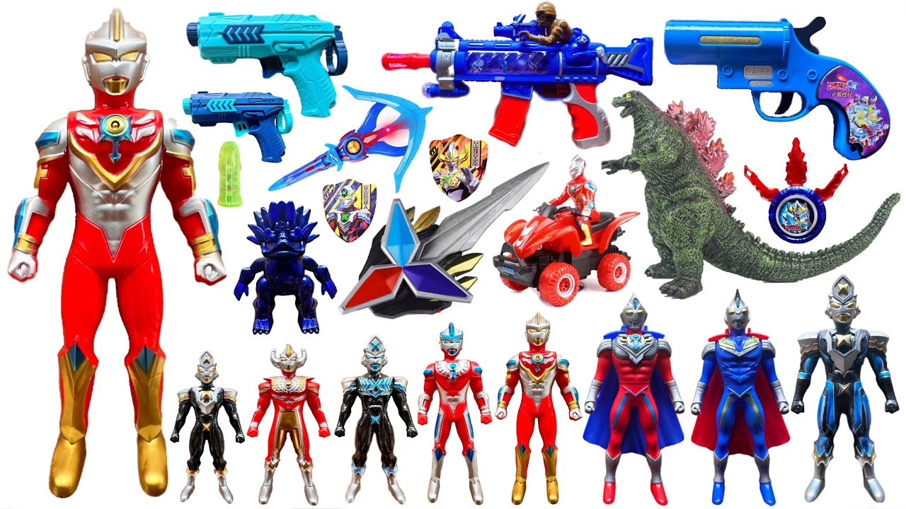 Ultraman Toys  Collection Unboxing Review-Ultraman Set,zero,ginga, victory, Gaia,Tiga,Dyna,Agul,Nice