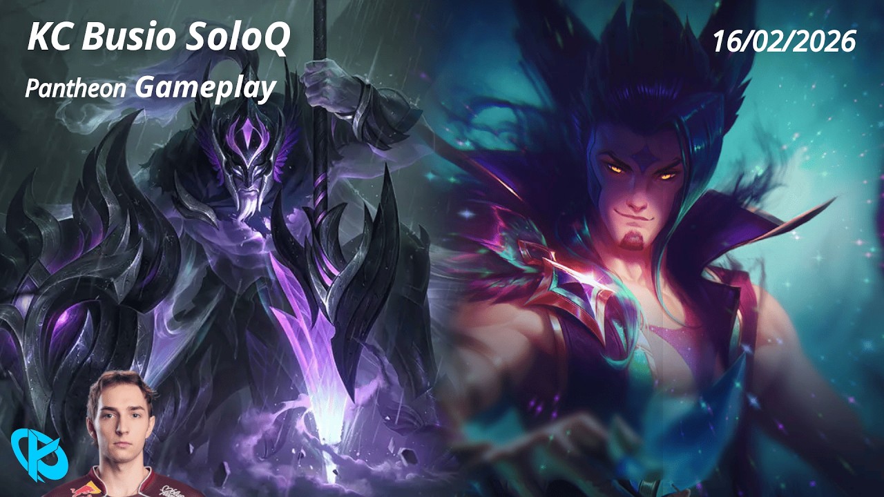 KC Busio SoloQ Challenger - Pantheon vs Rakan - 16/02/2026