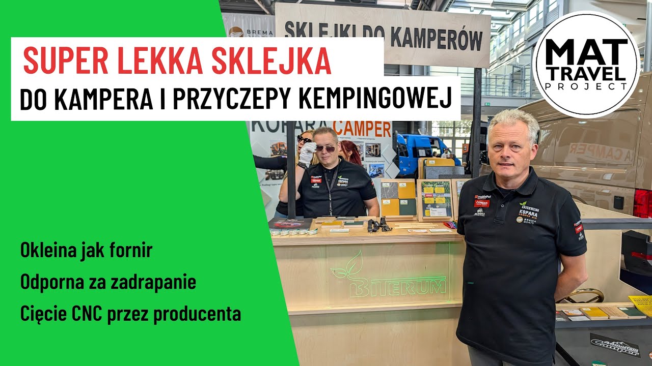 Lekka sklejka jak z fornirem do obr&oacute;bki CNC do kampera, przyczepy kempingowej i jachtu.