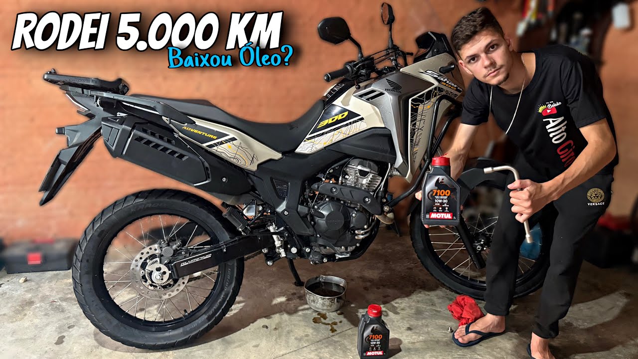 TROCA DE ÓLEO COM 5.000 KM SAHARA 300 *economize dinheiro*