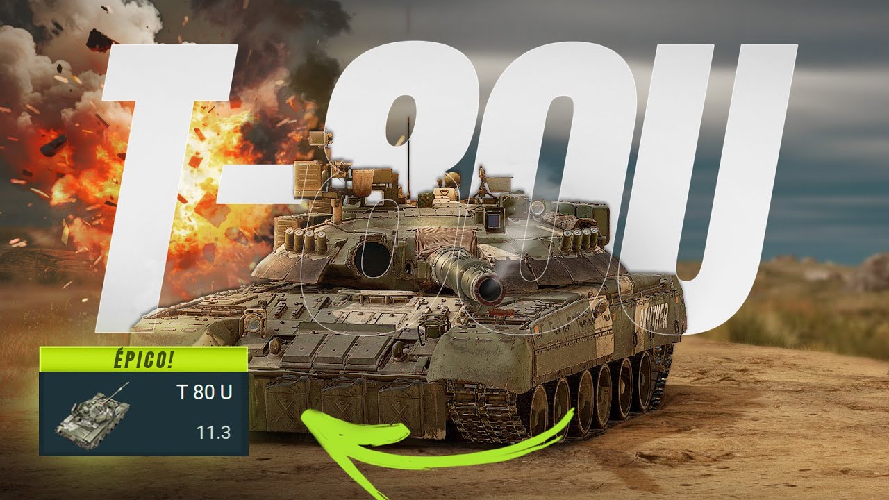T80-U! O MELHOR DO TOP TIER?! - War thunder