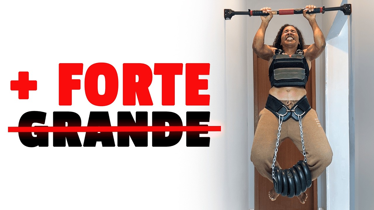 Como ficar FORTE sem ficar GRANDE (Treinando em casa)