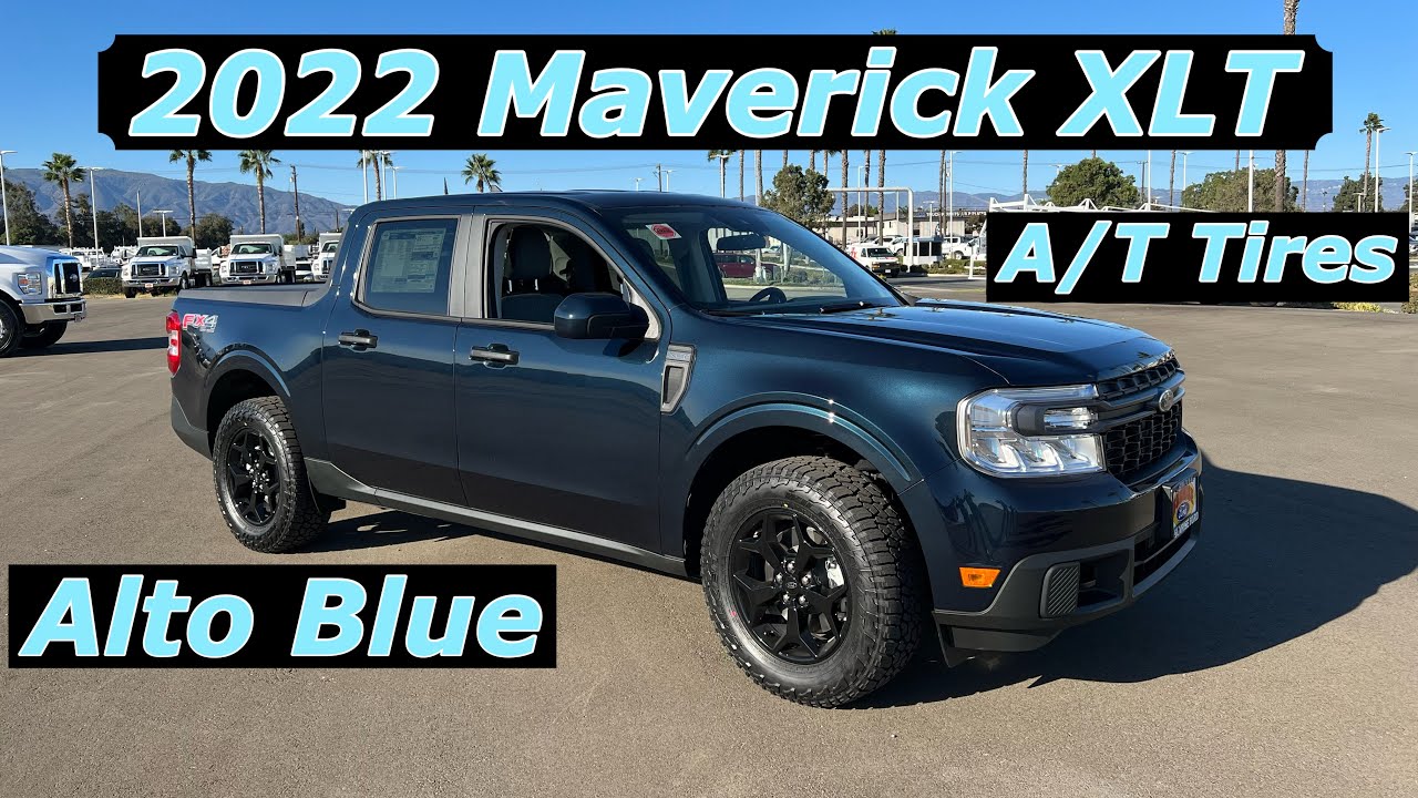 2022 Maverick XLT Fx4 in Alto Blue