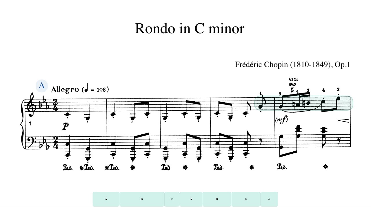 Chopin, Rondo in C minor, Op.1 (Adam Harasiewicz)