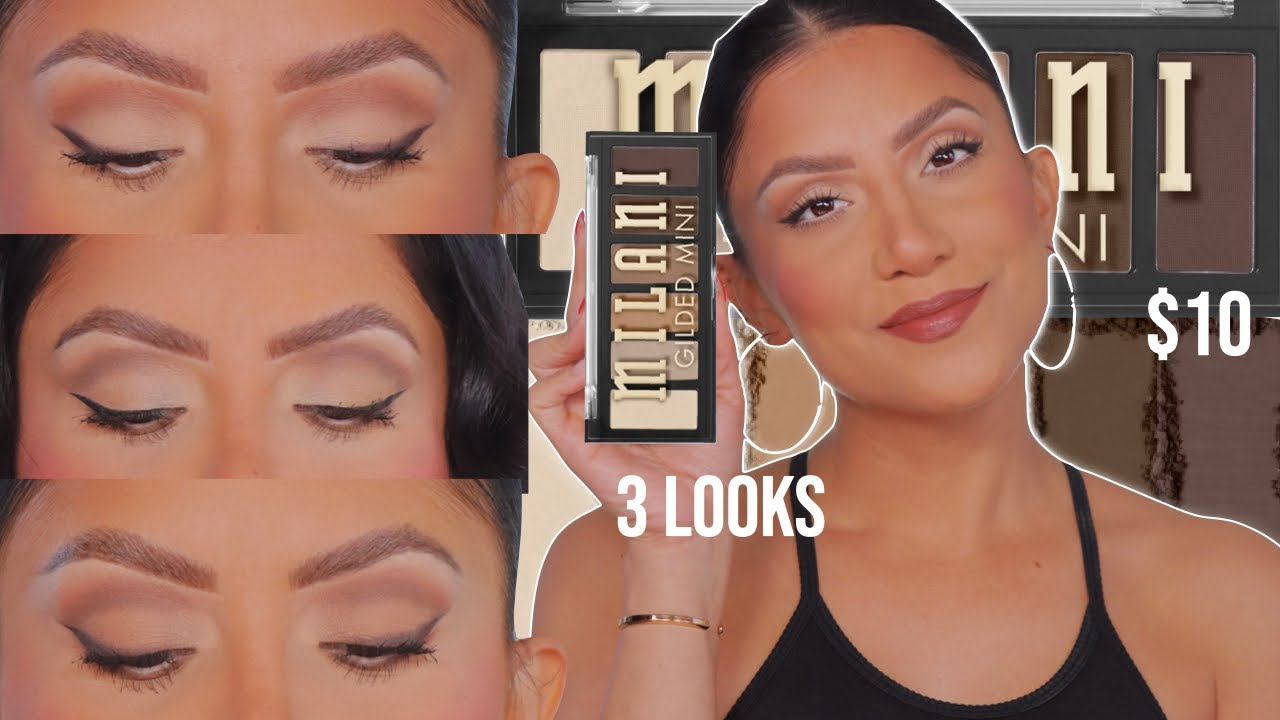 3 LOOKS 1 PALETTE | *new* GILDED MINI EYESHADOW PALETTE | MagdalineJanet