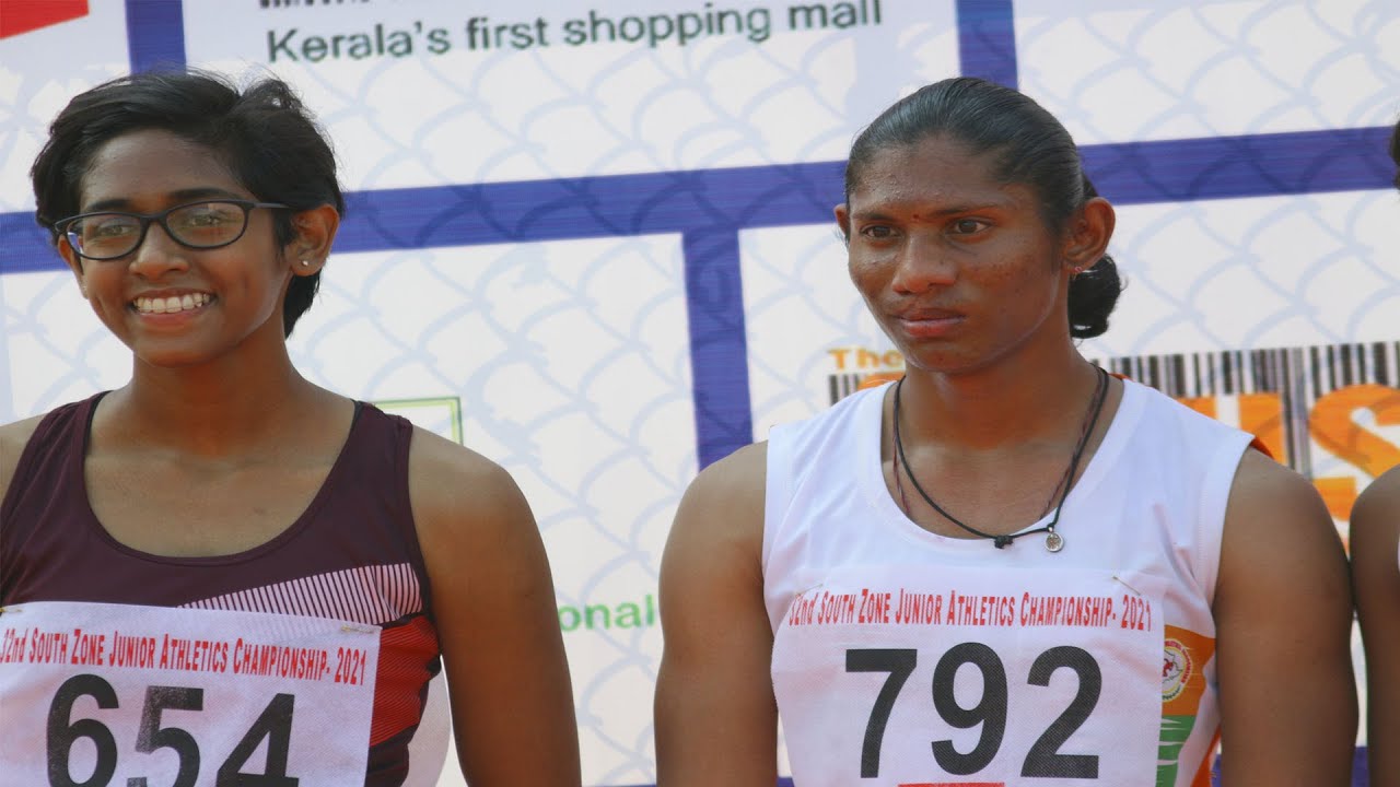 100m Run Girls U18 Final 32nd South Zone National Junior Athletics Championships 2021