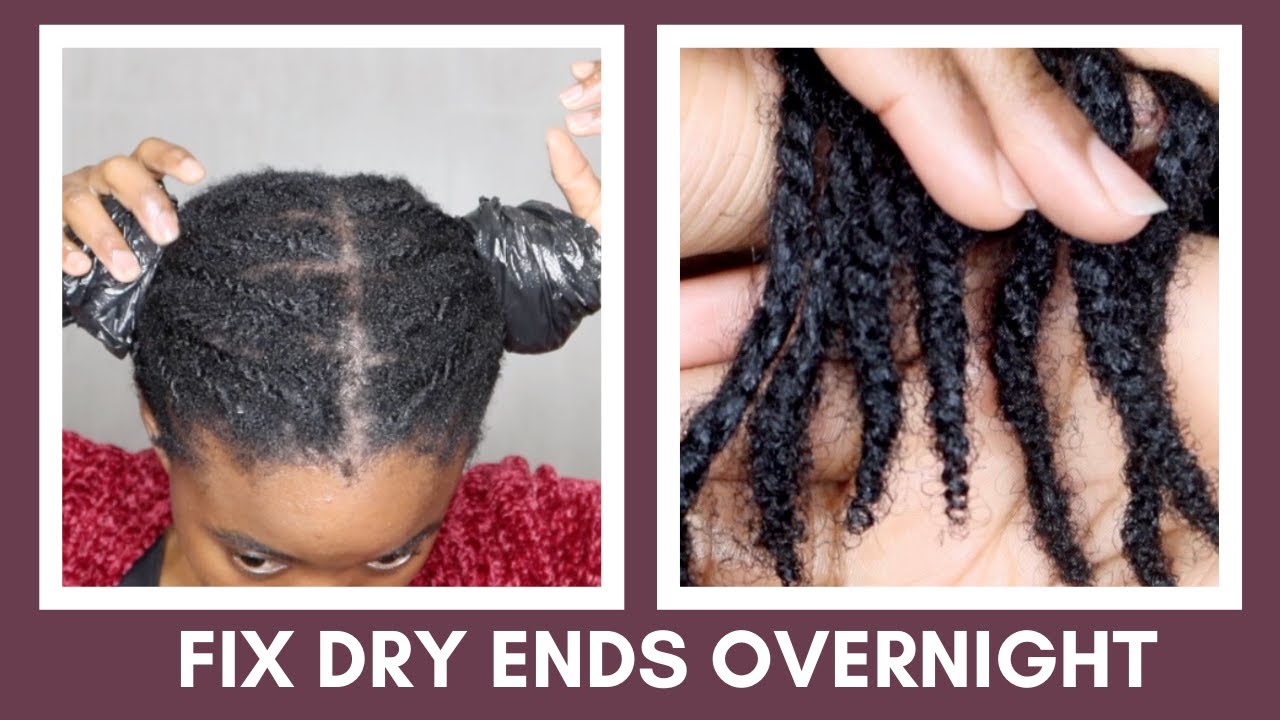 HOW TO FIX DRY ENDS OVERNIGHT| The Baggy Method| Stop Breakage| Maximum Hydration
