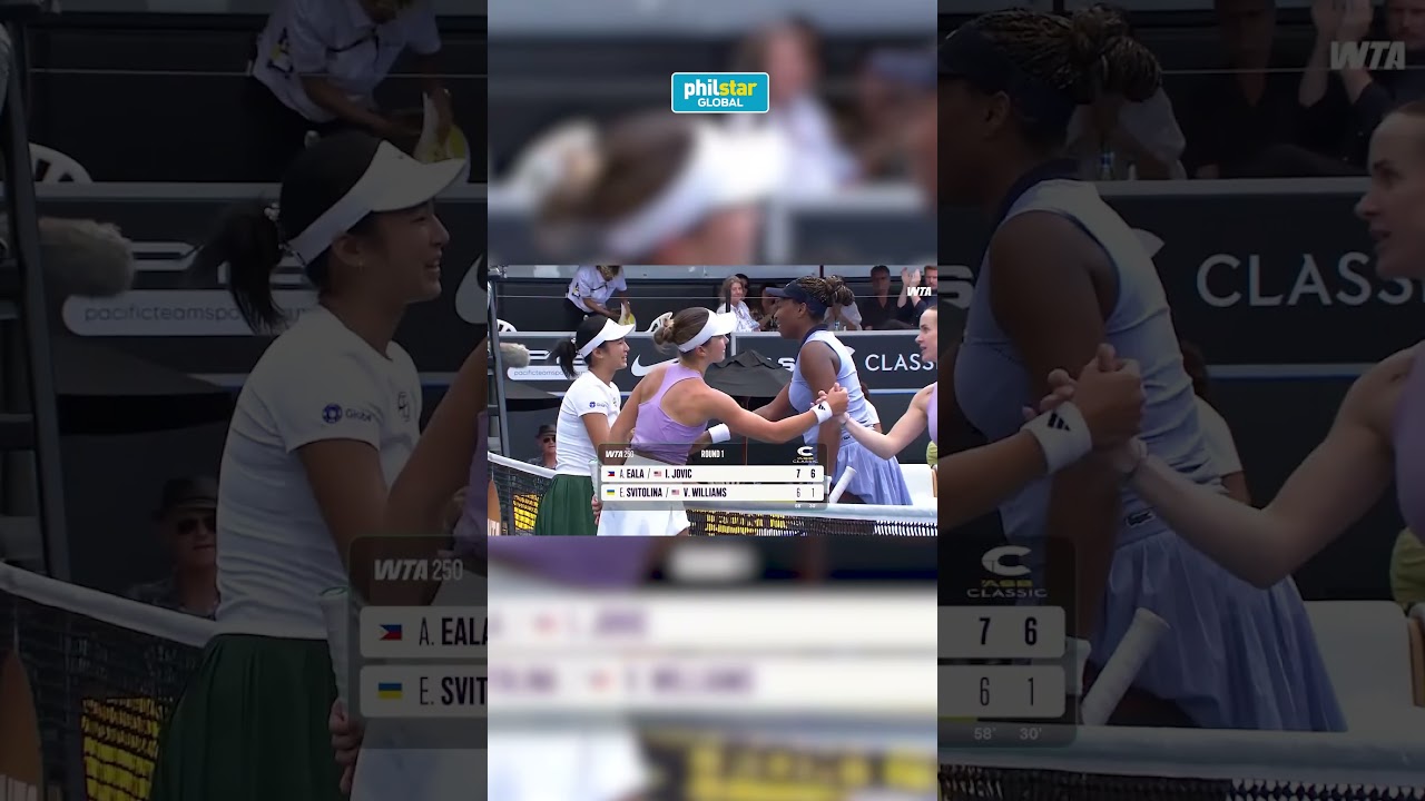 Alex Eala, Iva Jovic win ASB Classic doubles opener