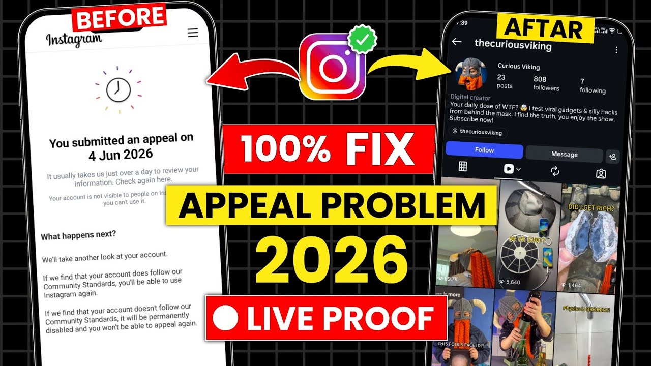How to Fix You Submitted an Appeal Instagram 2026 | You Submitted an Appeal Instagram Problem Solve