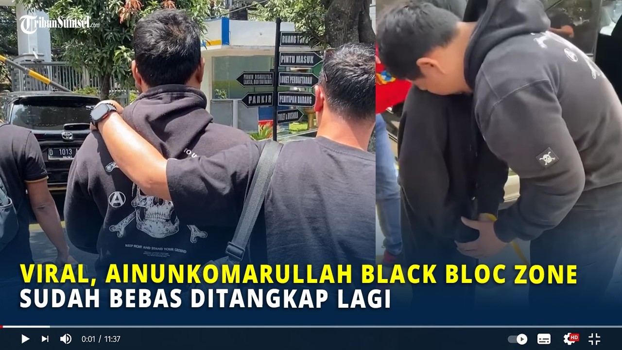 Viral, Ainunkomarullah Black Bloc Zone Sudah Bebas Ditangkap Lagi