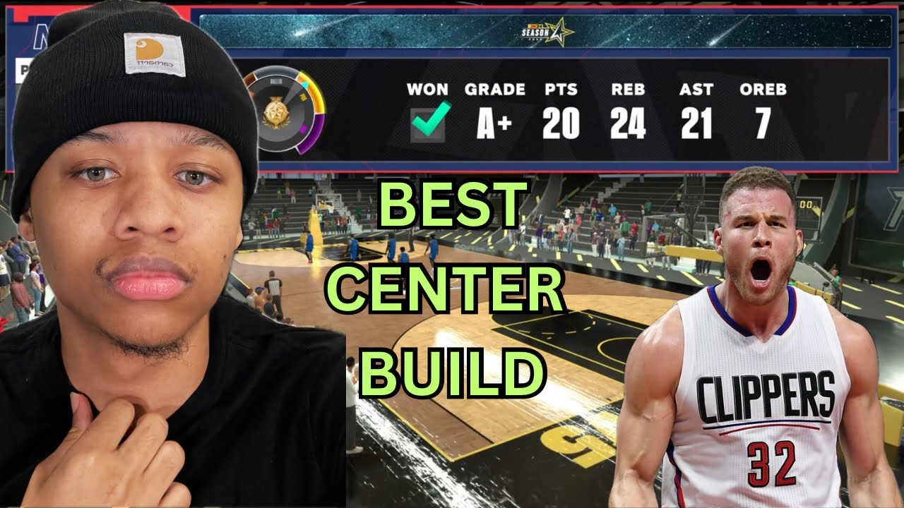 NBA 2K24 BEST CENTER BUILD | THE POWER OF A 99 OFFENSIVE REBOUND, 92 DUNK AND 91 PASSING!!!
