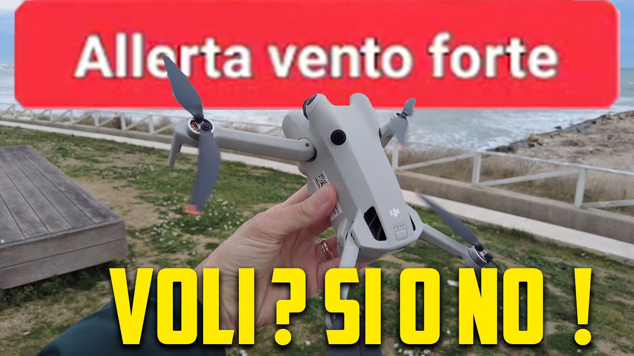 DJI Mini 4 PRO WIND TEST | Come VOLARE con il VENTO con il tuo DRONE ?