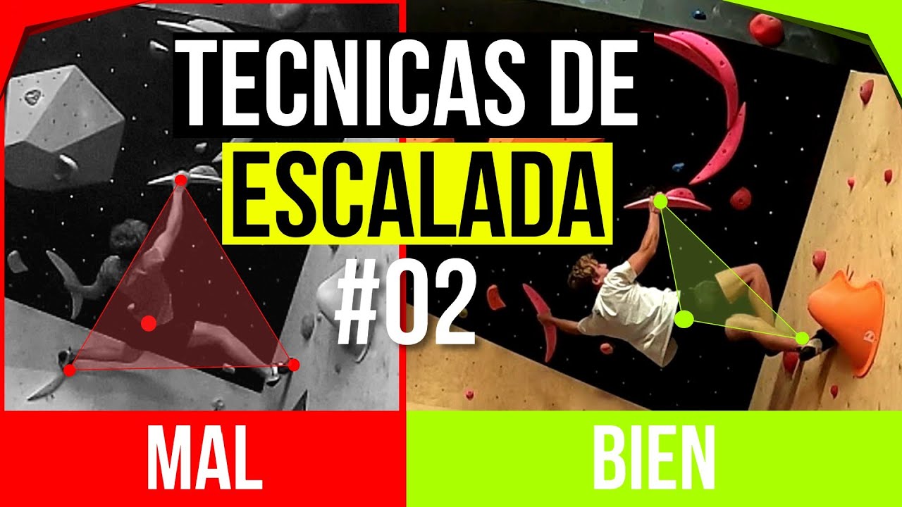 T&Eacute;CNICAS de ESCALADA intermedios #02 /CENTRO de GRAVEDAD/T&eacute;cnica bicicleta /bandera B&uacute;lder-Deportiva