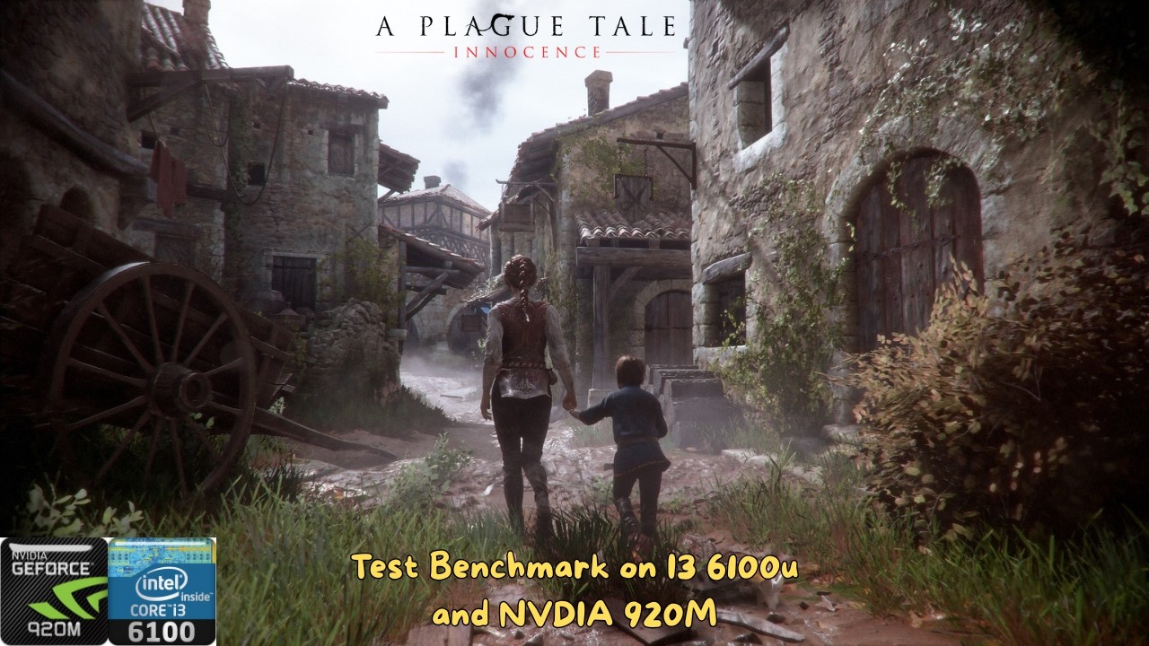 Test Benchmark I3 6100u + NVDIA 920M A Plague Tale