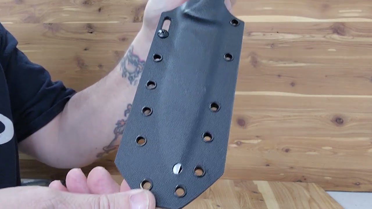 Bark River Vortex Kydex Sheath by Papa Bear Custom Kydex on FB Papabearcustomkydex2021 on Instagram