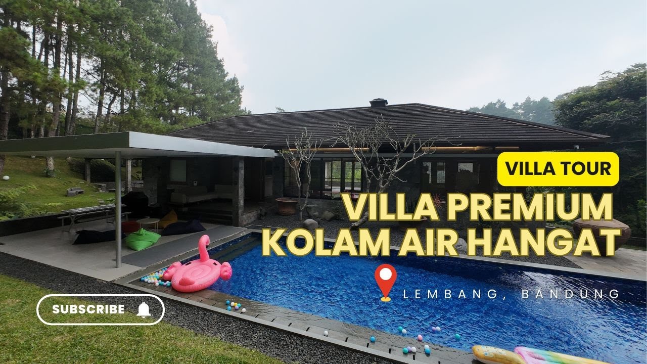 Villa ini cocok buat para sultan Punya 6 Kamar Tidur dan muat 25 orang